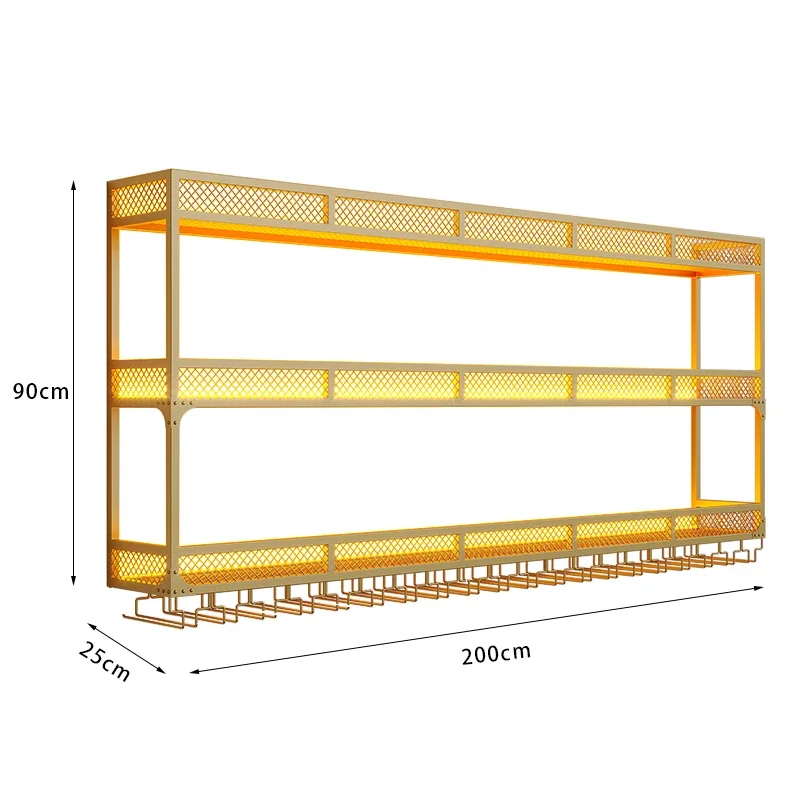 뷔페 선반 주류 와인 캐비닛 디스플레이 살롱 스토리지 현대 금속 랙 홀더 Barra De Vino 바 쇼케이스 1,649,900원