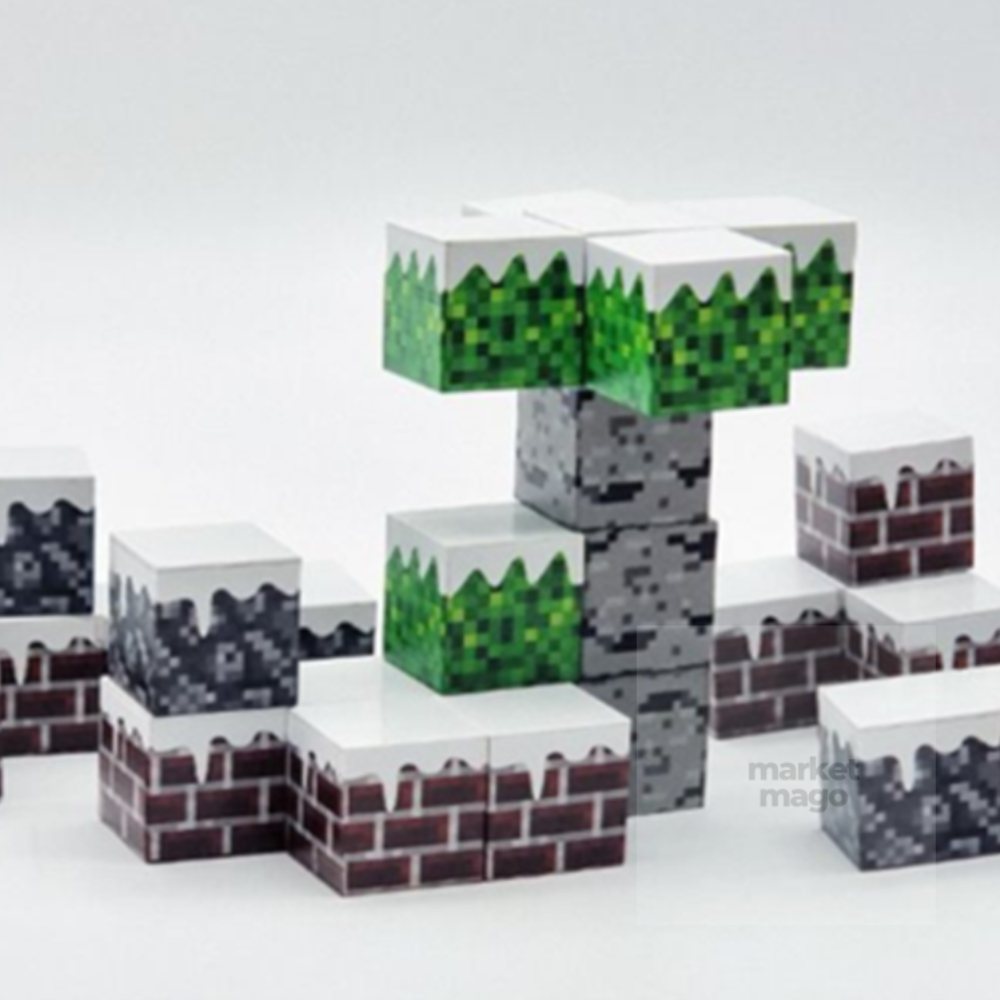 엠다인A 자석블록쌓기15개 랜덤 자석교구 4,400원