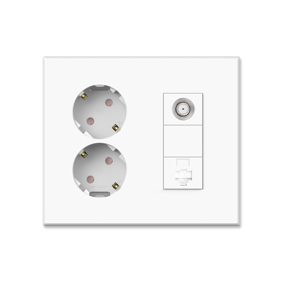 틸인스 Ti1 통합수구 콘센트 2구+CATV 1방/2방+RJ45 (8P) 1구 국산 방꾸미기 셀프인테리어 아크릴타입 인터넷랜선 배선기기 복합콘센트 12,200원