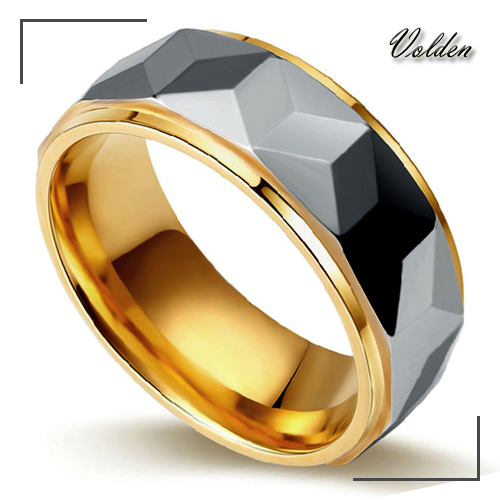 볼던 MR1020 프리미엄 텅스텐 스틸 남자 여성 패션 반지 링 35,000원