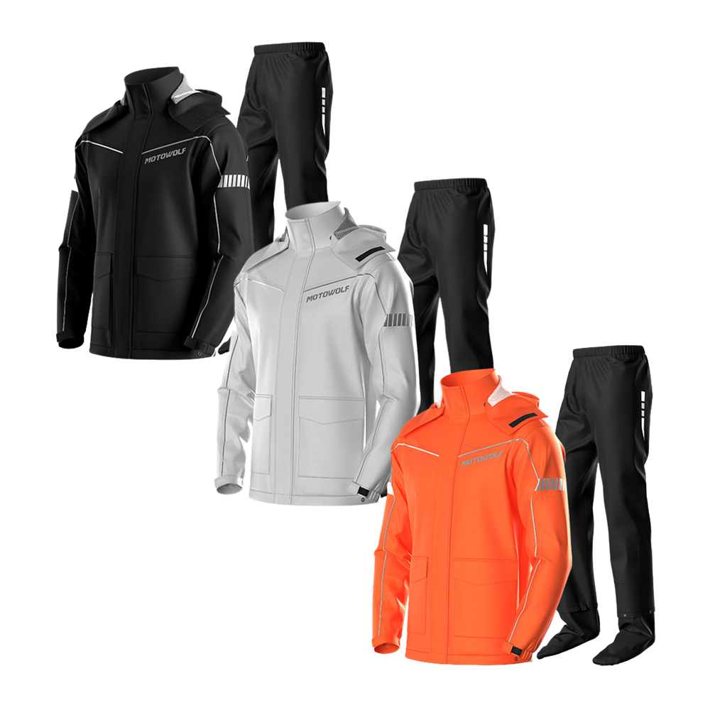 모토울프 스탠다드 경량 오토바이 우비 바이크 우의 방수 비옷 상하의세트 39,800원