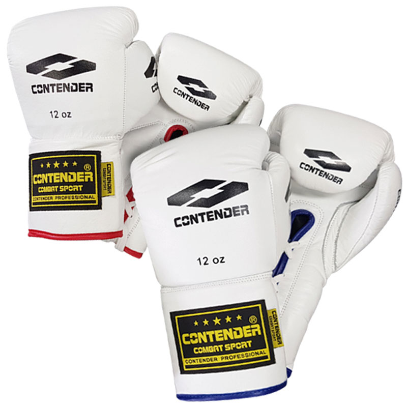 컨텐더 CP-121 끈 가죽 시합용 복싱글러브 권투글러브 벨크로밴드 증정, 레드, 1개 74,990원