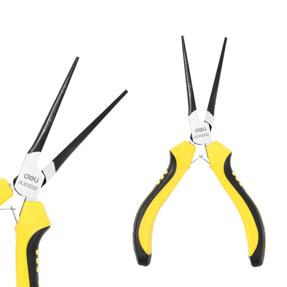 델리툴즈 미니 니들 롱노우즈 논슬립 롱로즈 롱노즈 로우즈 플라이어, 1개 8,890원