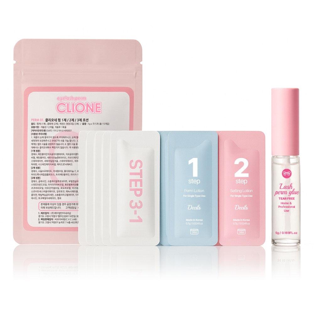 평일4시 당일출고 클리오네 속눈썹펌제 세트 사은품 펌글루, 단일색상, 1세트 18,000원