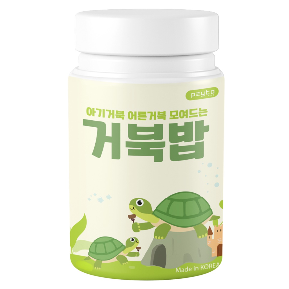 페이토 전연령 거북이 사료 거북밥 + 먹이스푼 세트, 100g, 1세트 6,920원