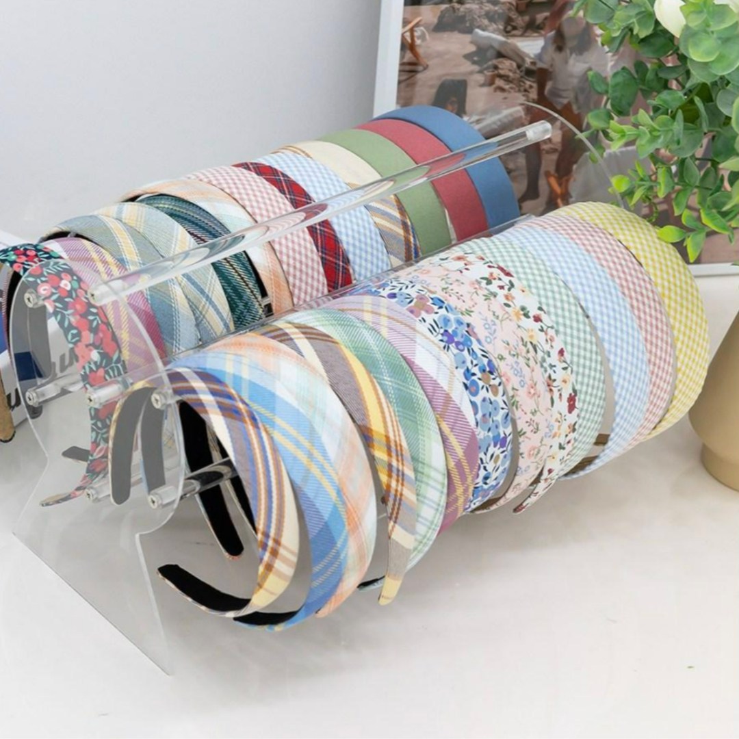 디노브 아크릴 머리띠 정리대 거치대, 투명, 1개 11,400원