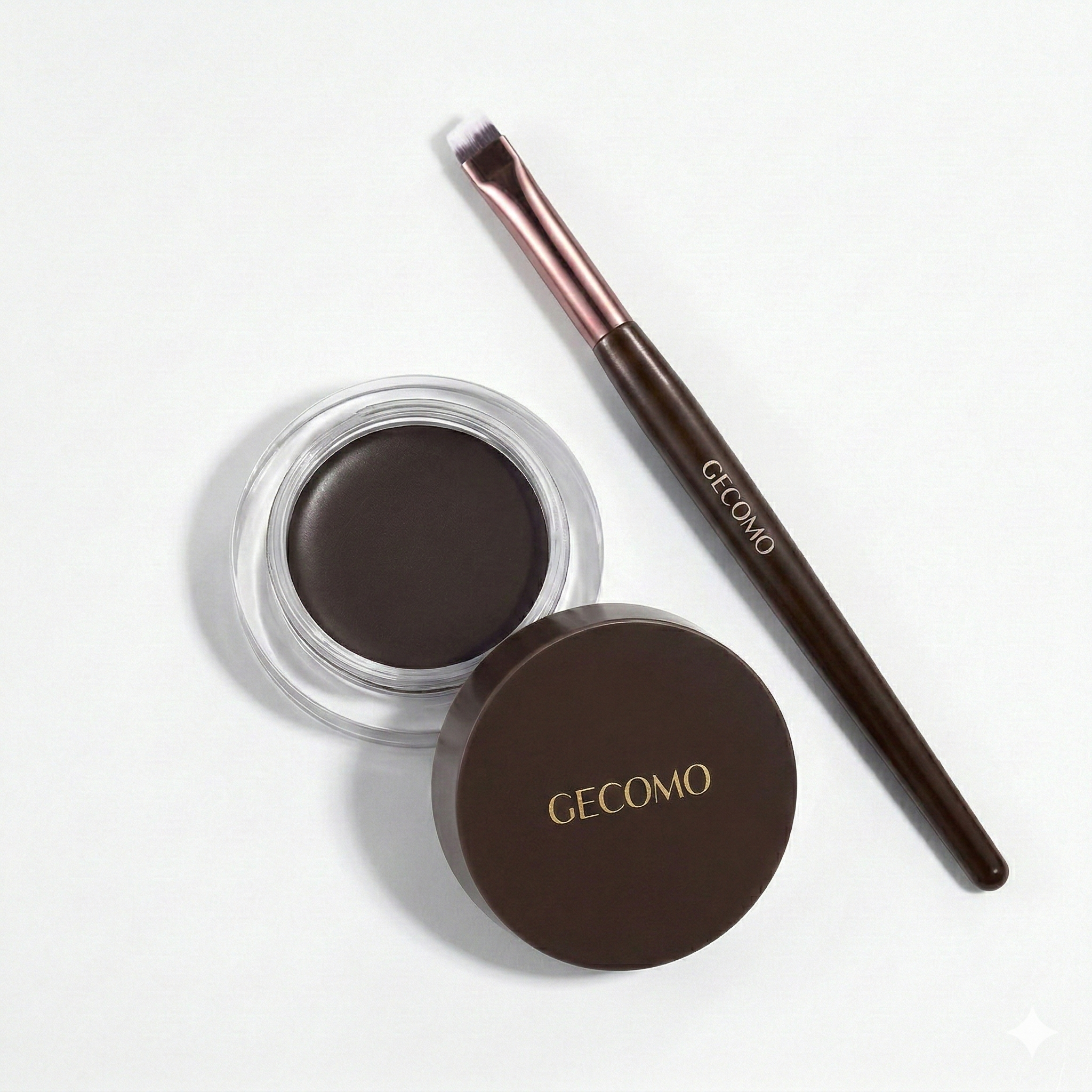 번짐제로 초밀착 워터프루프 아이라이너 펜슬워터프루프 펜슬 안지워지는 젤 아이라이너 선명한 눈꼬리 브러쉬, 블랙, 1개 9,800원