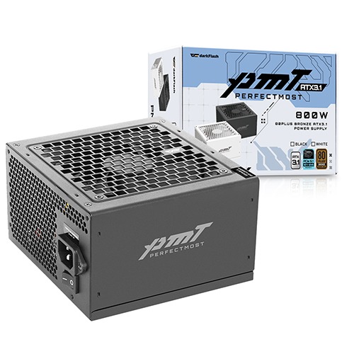다크플래쉬 퍼펙트모스트 80PLUS브론즈 ATX3.1 파워, 800W, 블랙, 1개 81,500원