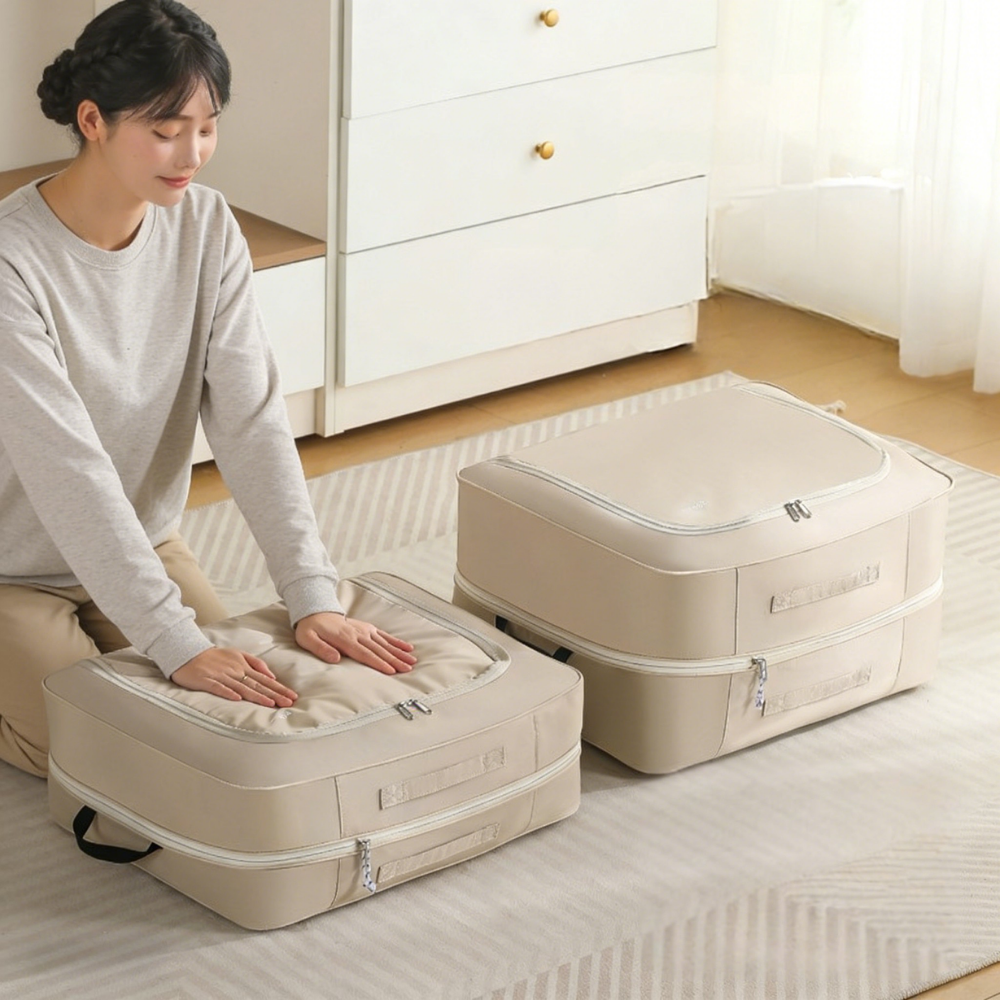 압축 수납백 이불 압축가방 대용량 압축 수납백 의류 압축팩 겨울옷 압축팩 패딩압축파우치 100L, 1개, 1개입, 현재가 15,980원