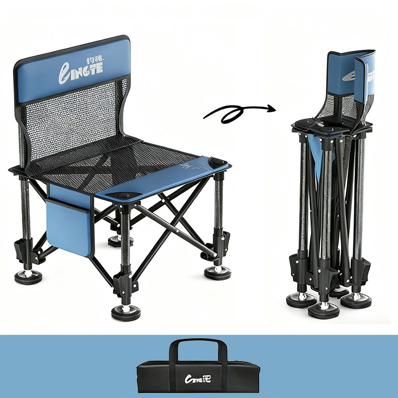 [SMTONE] 휴대용 접이식 수납편의 초경량 낚시의자 민물 낚시의자 등받이 높이조절 낚시의자, 옵션1(의자+수납파우치) 41,900원