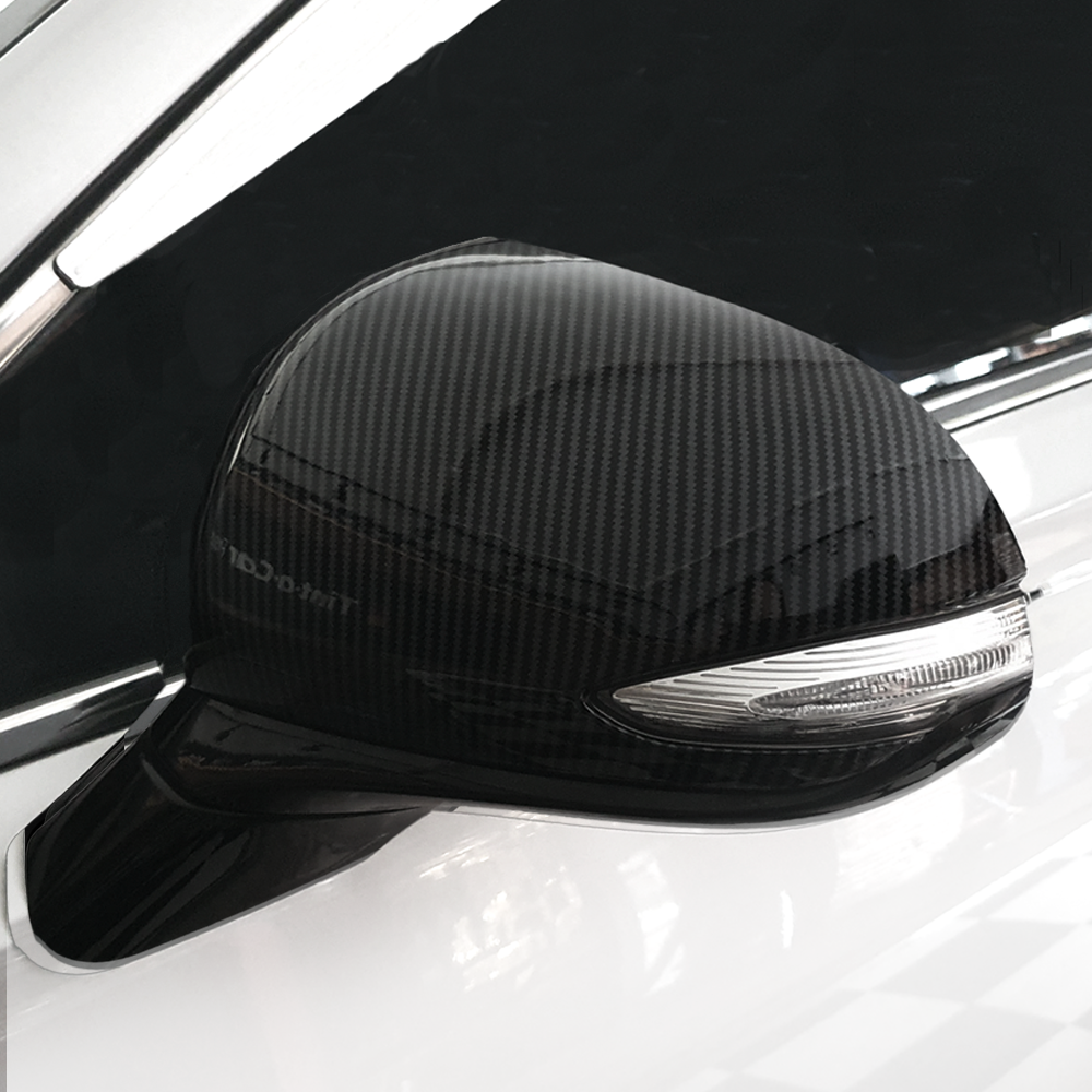 렉스탑 싼타페TM 실내 튜닝 카본 몰딩 커버 용품/크림애쉬, 카본블랙_사이드미러커버, 기타 31,160원