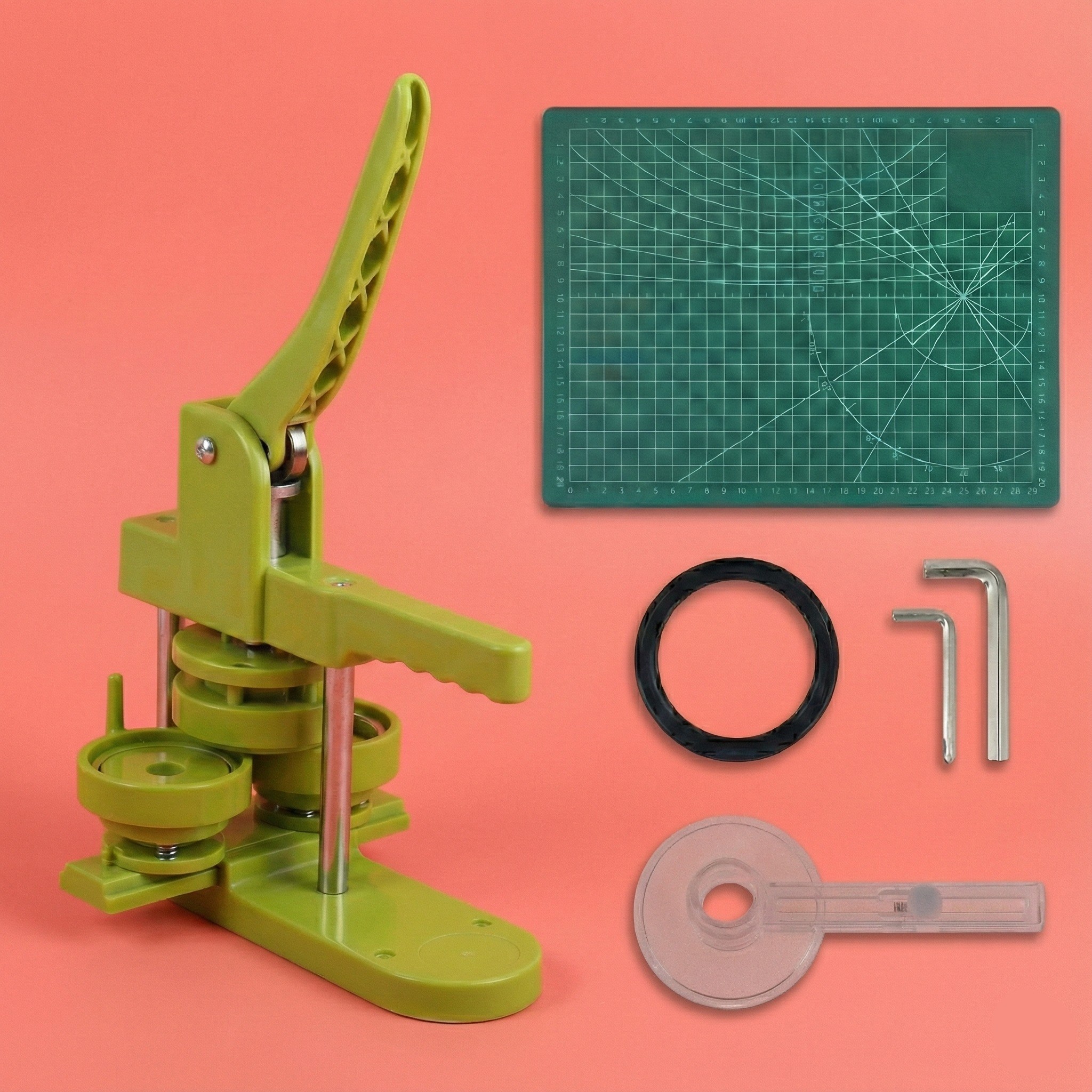 리키드 뱃지만들기 버튼 메이커 기계 44MM 58MM DIY 캔 배지 세트 핀 제작, 본체[58mm], 1개 69,900원