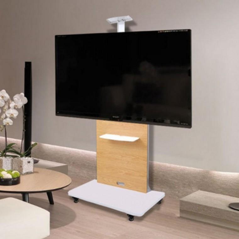 티비 TV 거치대 T60 이동식 스탠드 선반 원목 363,400원