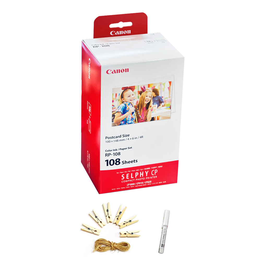 캐논 셀피 인화지 일반용지 RP-108 + 포토라인 + 미피펜 랜덤 발송 37,900원