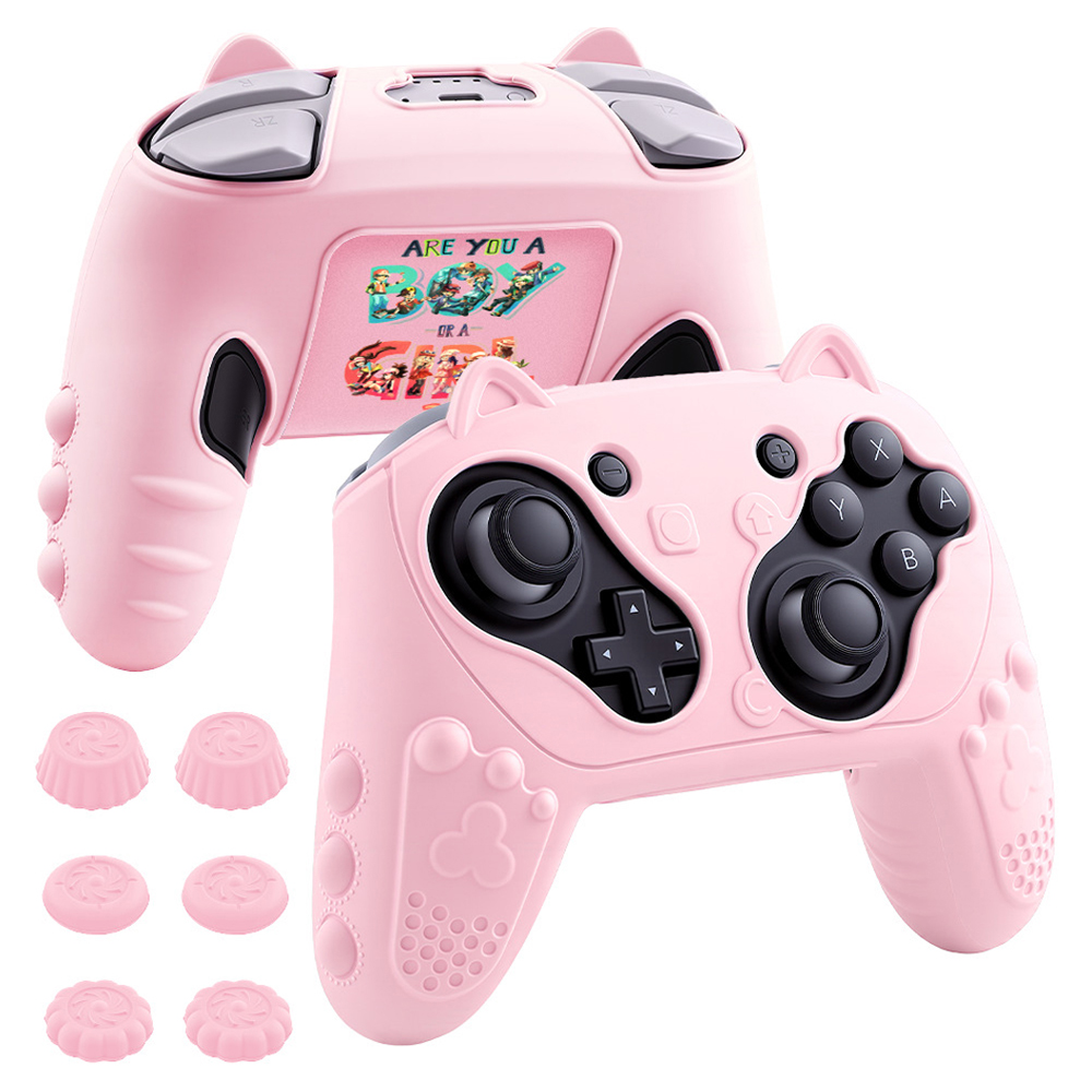 호후 닌텐도 스위치2 프로콘2 실리콘 그립 케이스 냥그립, 트레이너 핑크, 1개, Cat-Grip Pro 12,070원