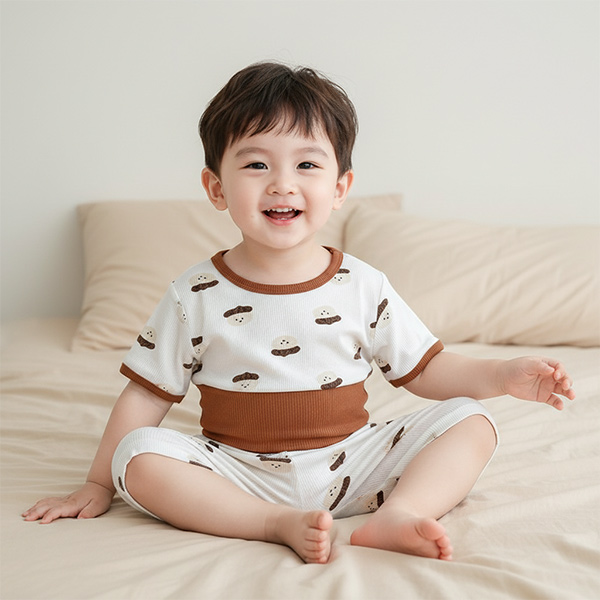 [KC인증] 몽실이 골지 배앓이방지 실내복 9,900원