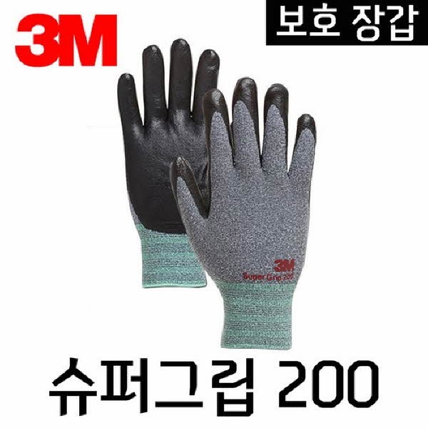 3M장갑 슈퍼그립200 M, 100개, 그레이 260,570원