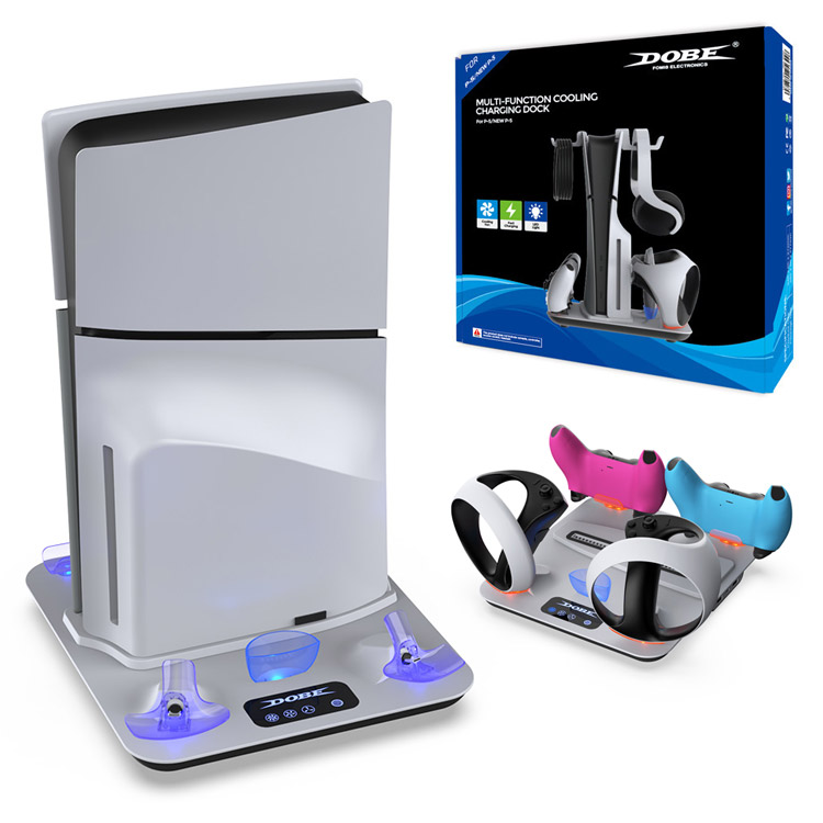 DOBE PS5 슬림/프로 호환 쿨링스탠드 TP5-3550 듀얼센스 충전 플스5 PS5프로 헤드셋 거치대 53,100원