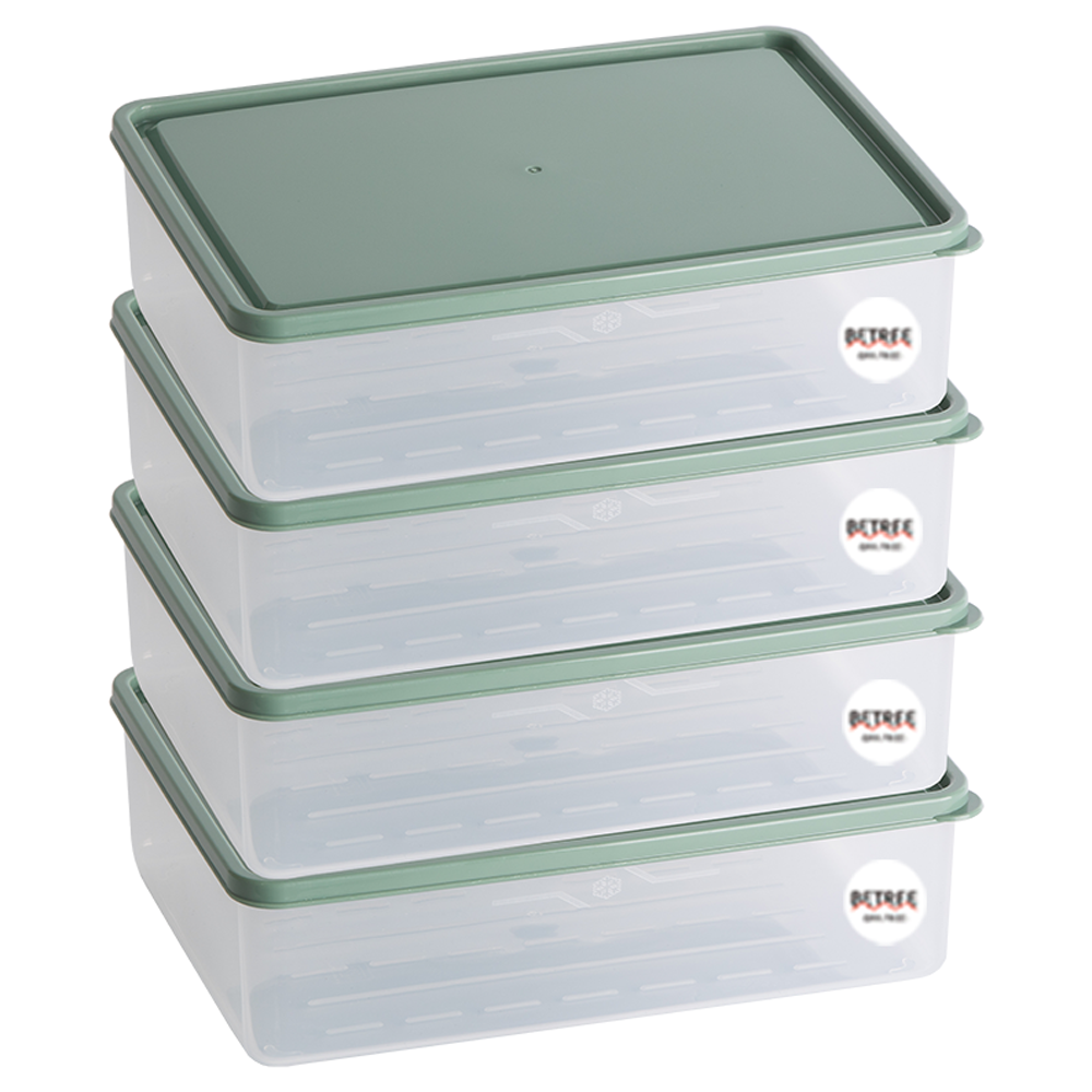 비트리 시즌2 휘어지는 냉동실 정리용기 2.3L 그린, 1개입, 4개 27,600원