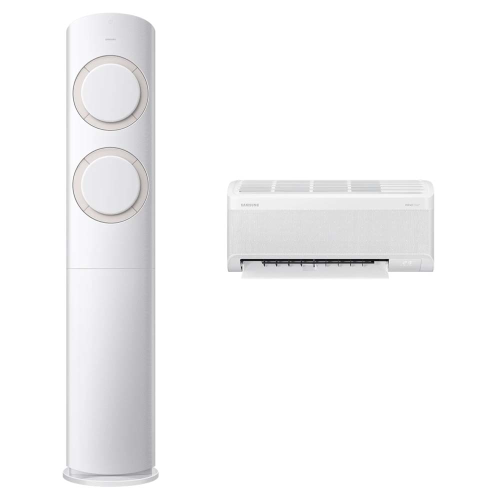 삼성전자 62.6㎡(19평) + 18.7㎡(5.7평) AI Q9000 홈멀티형 에어컨 AF60F19D11BRT + 리모컨 세트 방문설치 1,839,000원