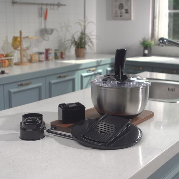 오슬로 304 스텐 믹싱볼 야채탈수기5L + 채칼6종세트 39,900원