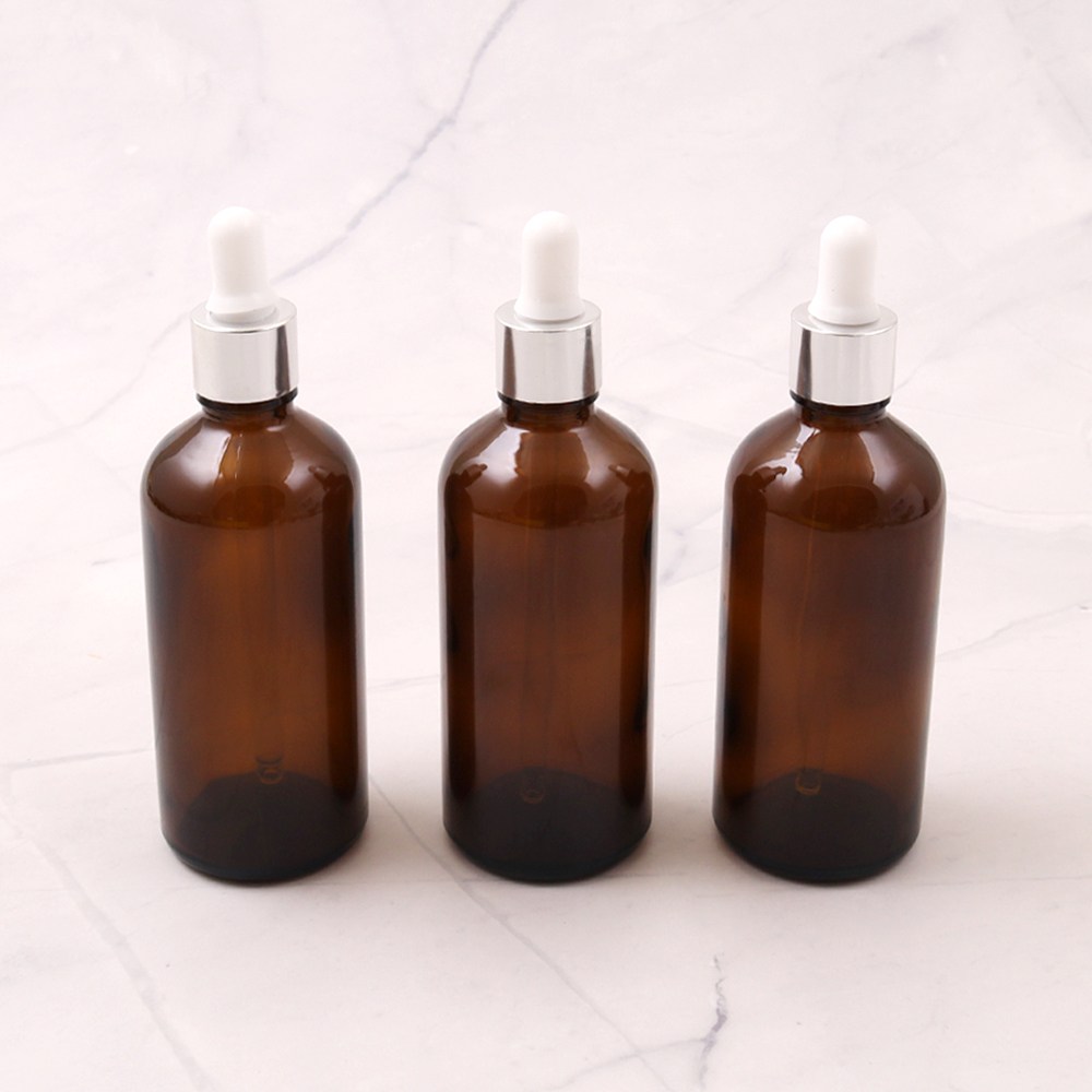 갈색 유리공병 스포이드 두꺼운 에센스 병 스킨 용기 오일 화장품 헤어 향수, 1개, 100ml 640원