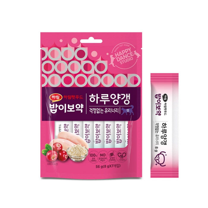 하림펫푸드(harimpetfood) 밥이보약 CAT 하루양갱 걱정없는 헤어볼 15,400원