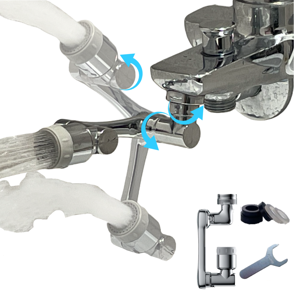 AL컴퍼니 1080도 각도조절 듀얼 분사 다기능 워터탭 수도꼭지 14,900원