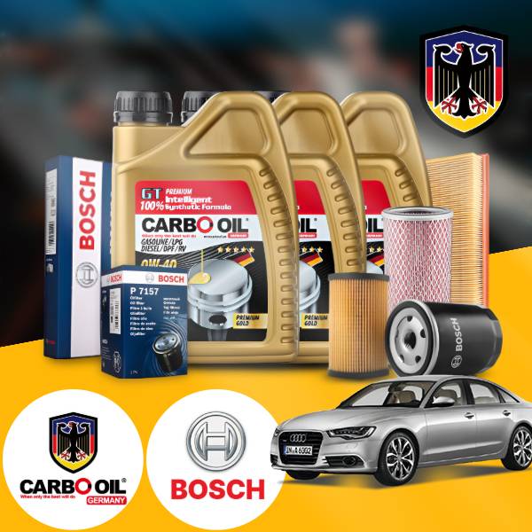 아우디 A6(C7)(12~) 2.0TDI 디젤 카보 프리미엄 골드 0W40 C3 엔진오일필터세트 116,300원