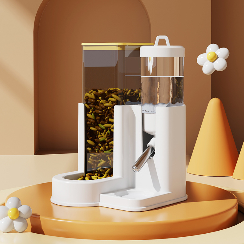 랜보어 햄스터 대용량 반자동 급수식기, 옐로우, 1개 7,800원