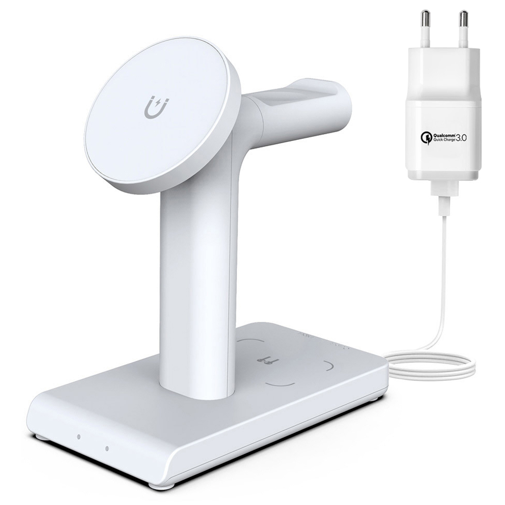 유엠투 애플워치 갤럭시워치 겸용 3in1 맥세이프 고속 무선 충전기 거치대 25,800원