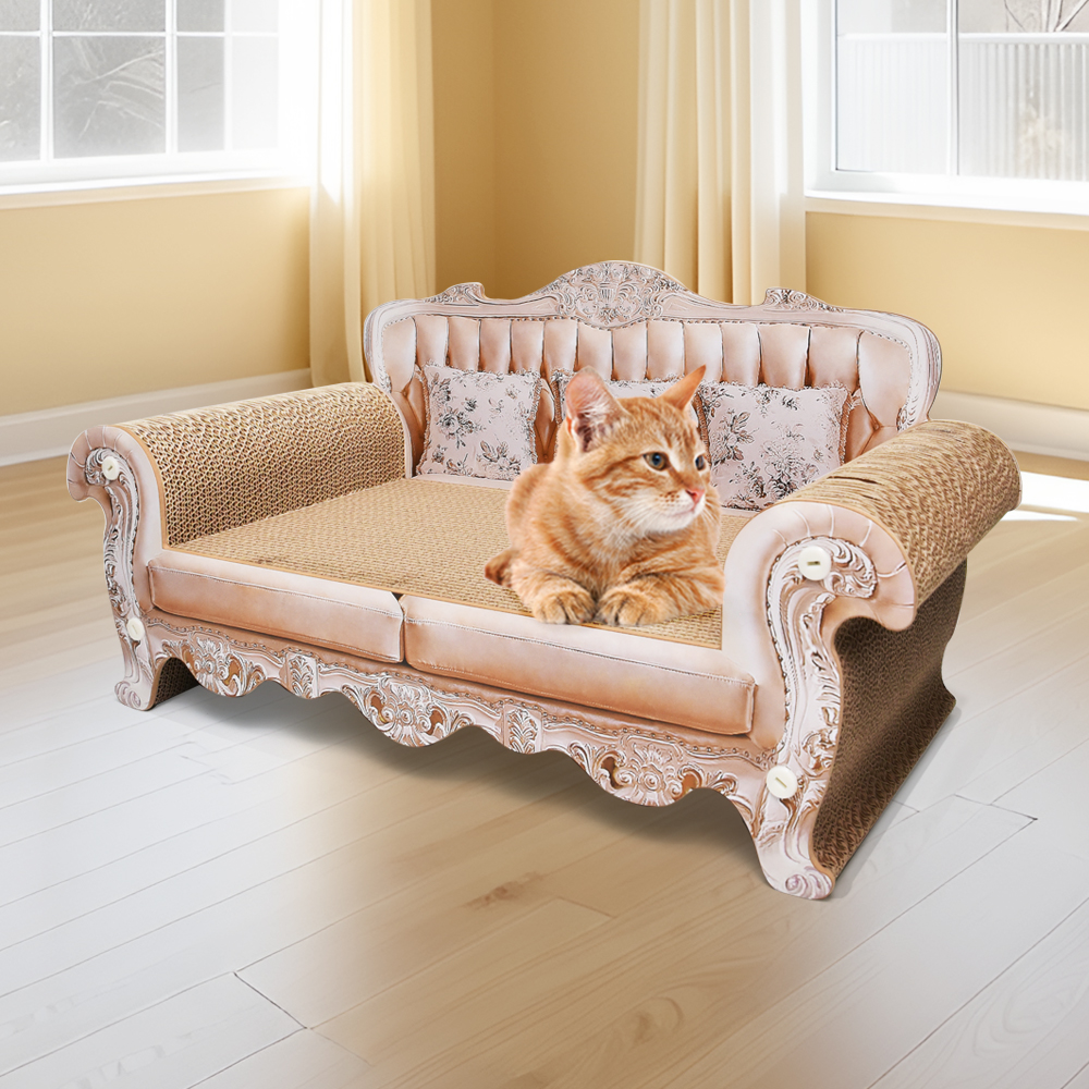 크림펫 고양이 스크래쳐 프린세스 소파 24,300원