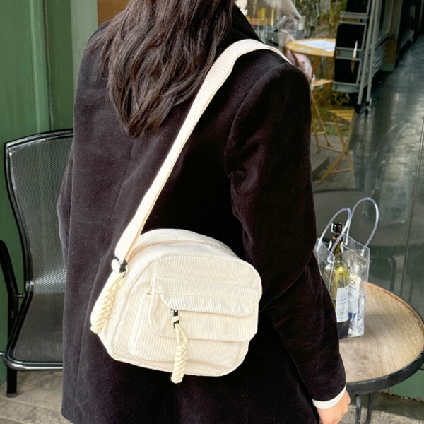 [이솔패션] 올리비아팝 여성 골덴 가방 미니 크로스백 숄더백 22,500원