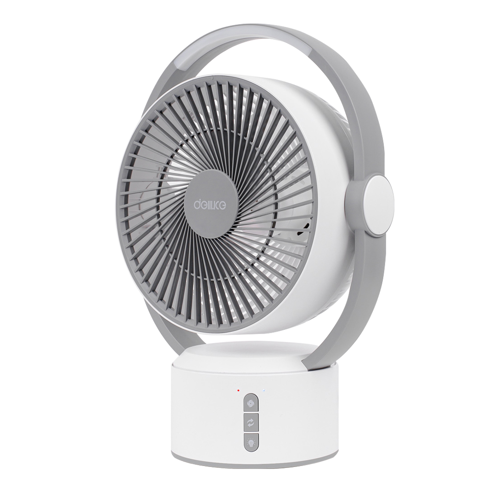 델루체 LED 충전식 무선 선풍기 29,740원