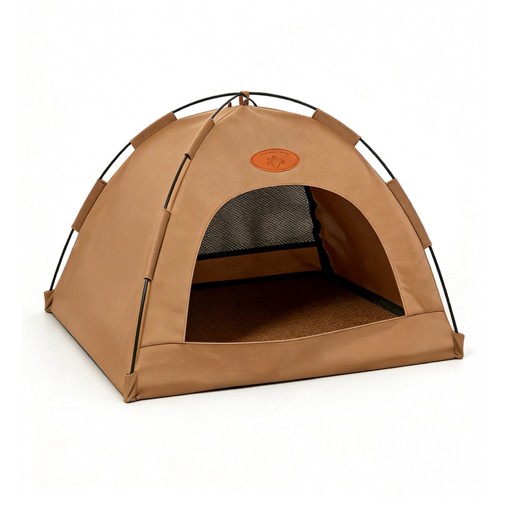 사계절 휴대용 접이식 반려동물 텐트 고양이 강아지 집, 1개, 갈색 16,600원