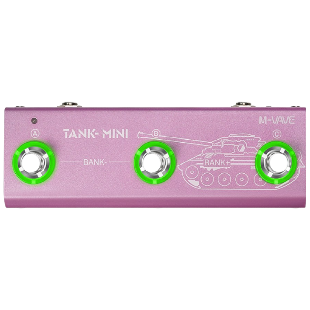 엠베이브 M-VAVE TANK MINI 탱크 미니 / 일렉기타 베이스기타 블루투스 충전식 멀티 이펙터 77,000원