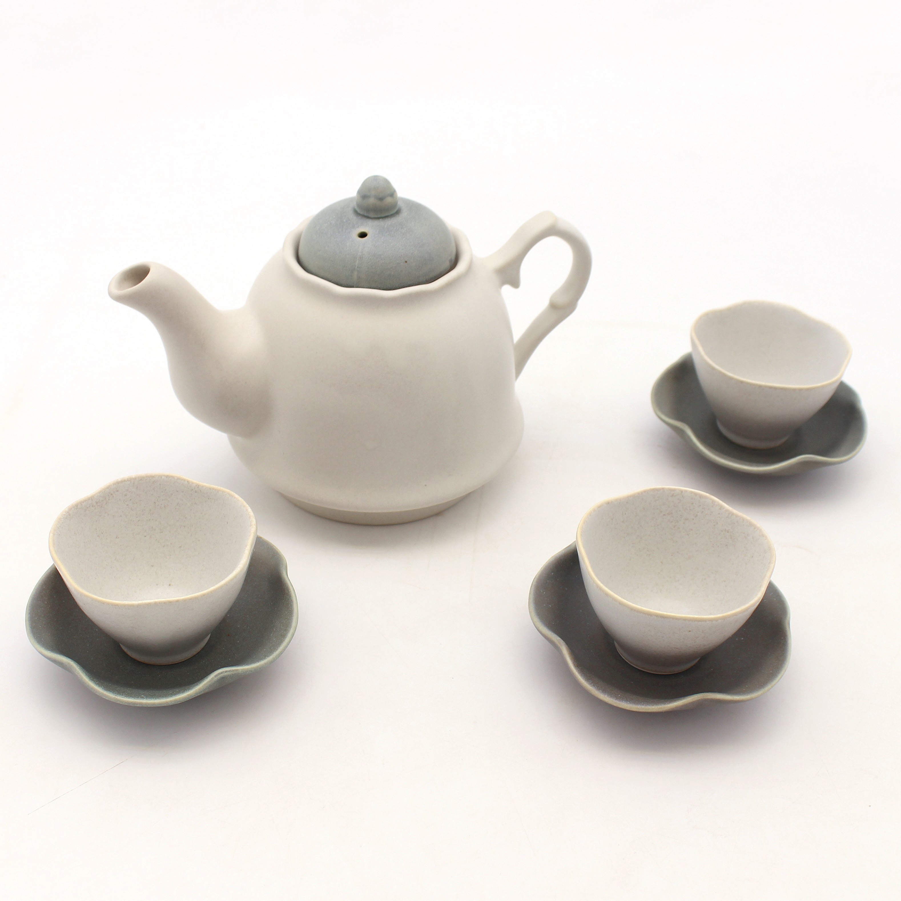 달소금 도자기 찻주전자 + 꽃잎찻잔 3p 52,200원