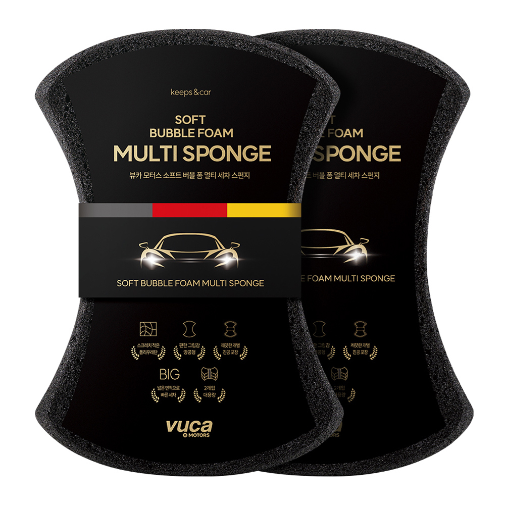 뷰카 모터스 소프트 버블 폼 멀티 세차 스펀지 4,900원