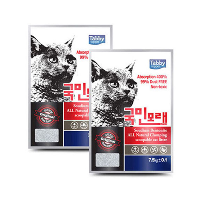 테비 국민모래 (로즈향) 7.5kg 2개입, 7500kg, 2개 17,500원