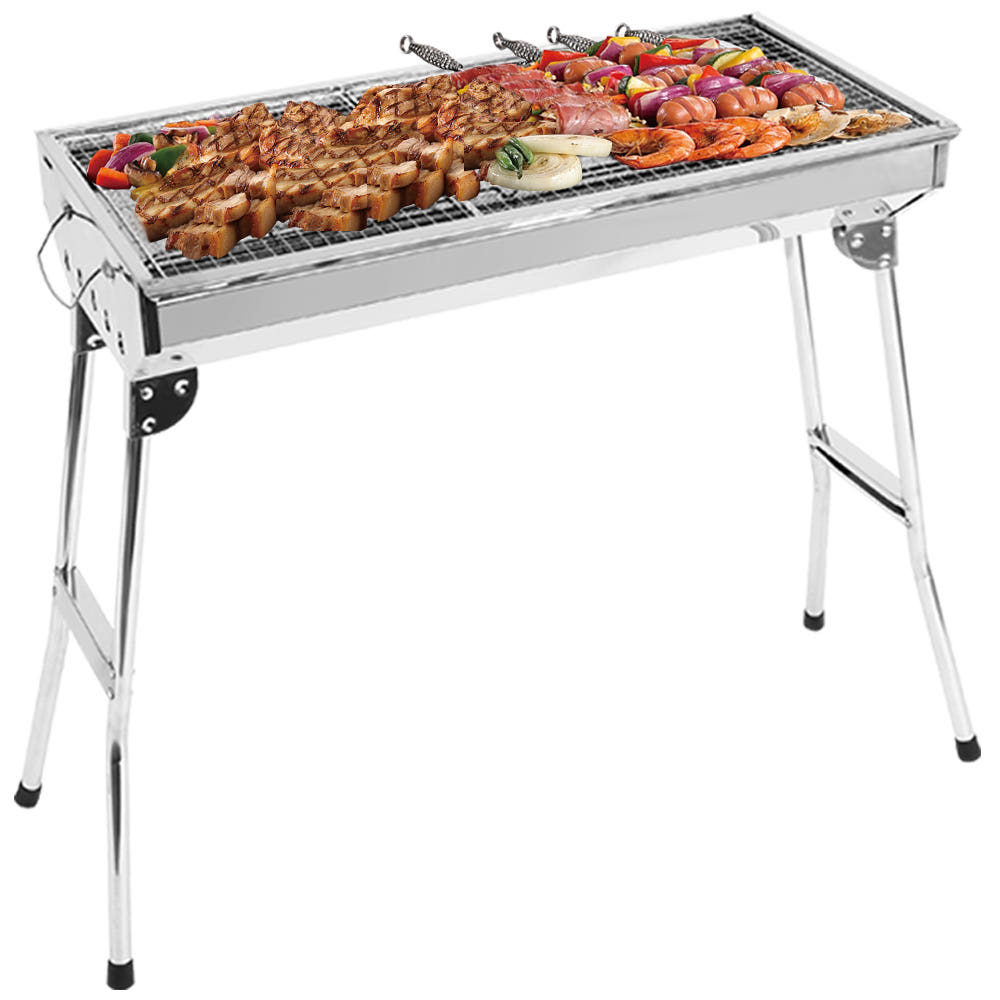 캠핑몽 스텐 스탠다드 대형 바베큐그릴 접이식 야외 숯불 직화 캠핑 휴대용 화로 장작, 1개 34,850원