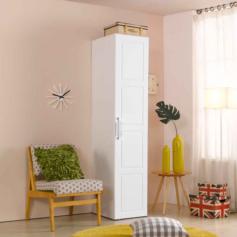 국내제작 직접배송 키높이 네모르 긴문형 틈새장 수납장, 화이트 89,900원