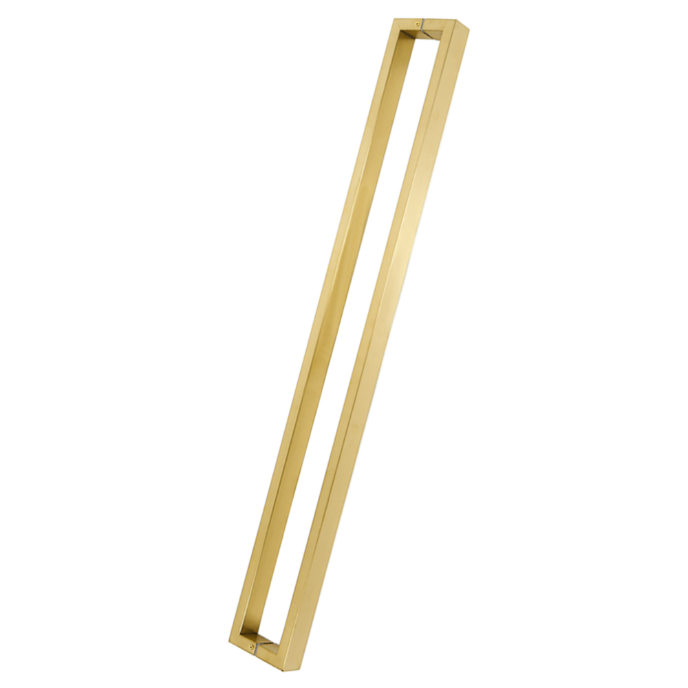 철물이네 강화도어 손잡이 1500mm 스텐 사각 40x20, 골드무광 (센터1500mm) 122,000원