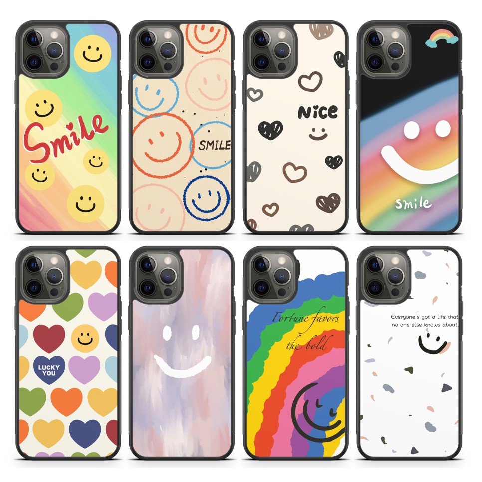 갤럭시 와이드6 스마일 범퍼 케이스 심플 웃음 이쁜 범퍼 케이스 12,100원