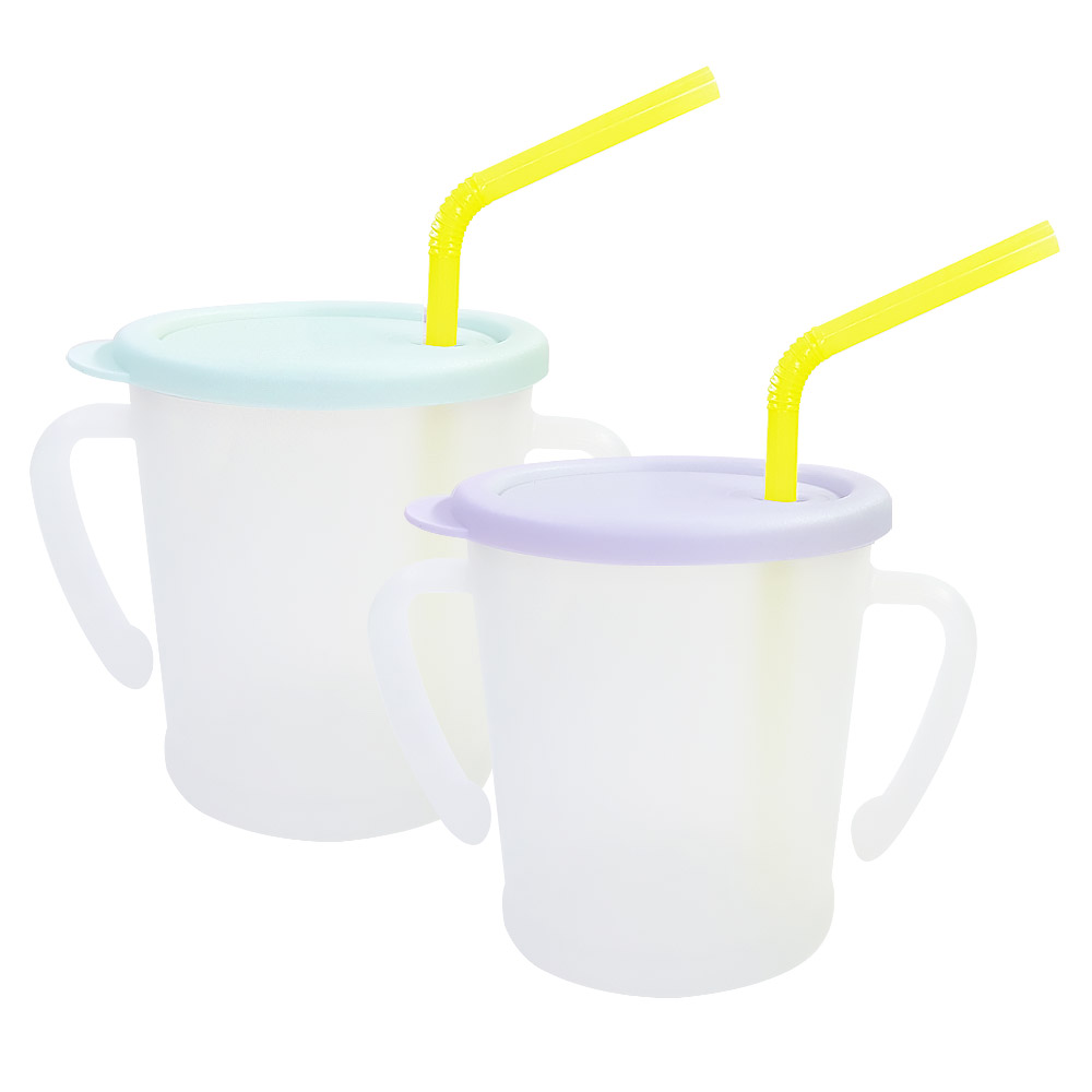 아가프라 뉴매직 빨대컵, 민트 + 퍼플, 2개, 300ml 20,430원