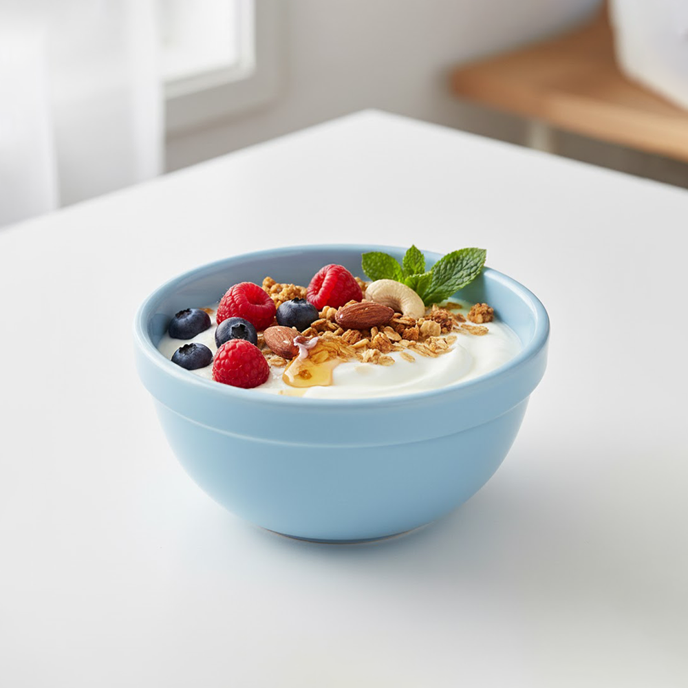 리빙메이트 국산 멜라민 브런치 식판볼, 인디 블루, 1개 2,540원