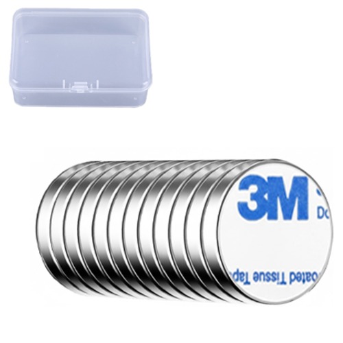 OON 3M 접착식 네오디움 원형 자석 12p 세트, 1세트 5,900원