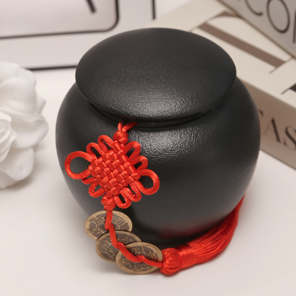 리드홈 부자되는 재물운 풍수 미니 항아리 소금단지 + 복주머니 + 엽전 매듭 장식 3종 세트 11,900원