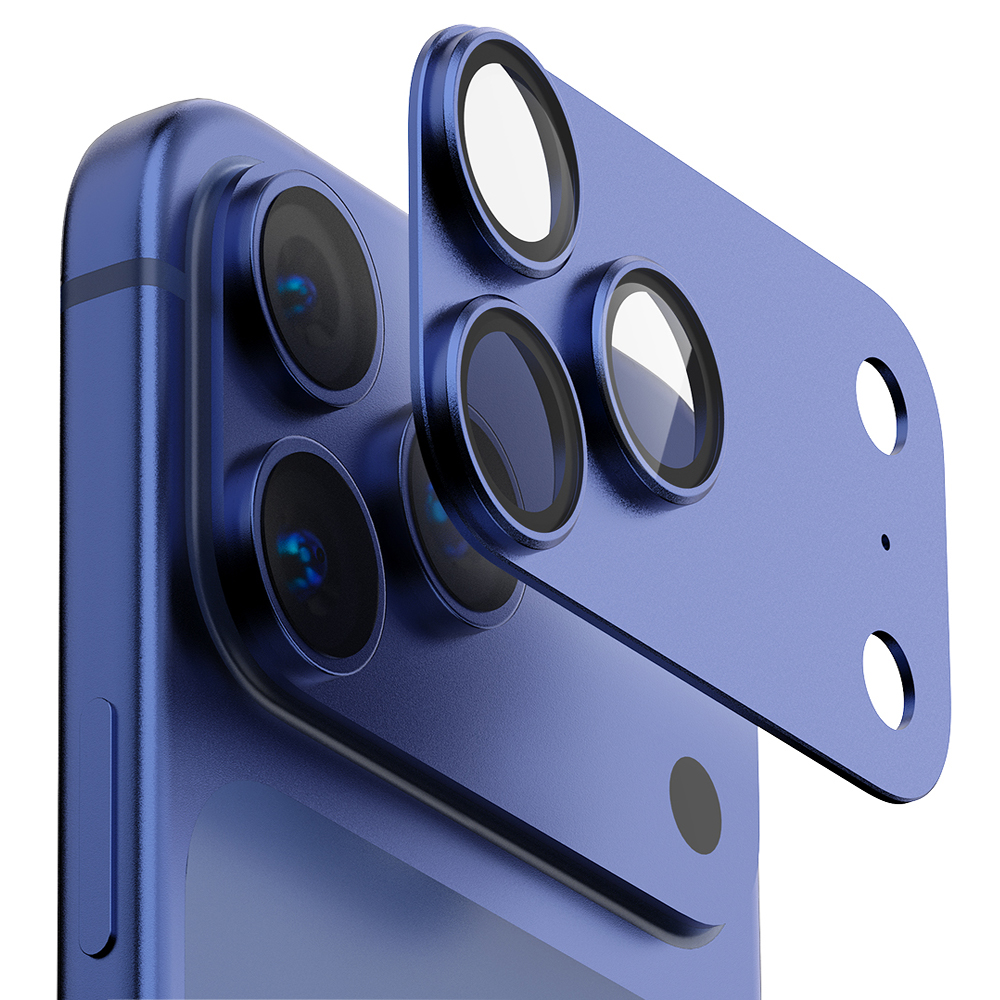 구스페리 일체형 빛번짐 차단 메탈 카메라섬 풀커버 보호필름 세트 네이비 6,900원