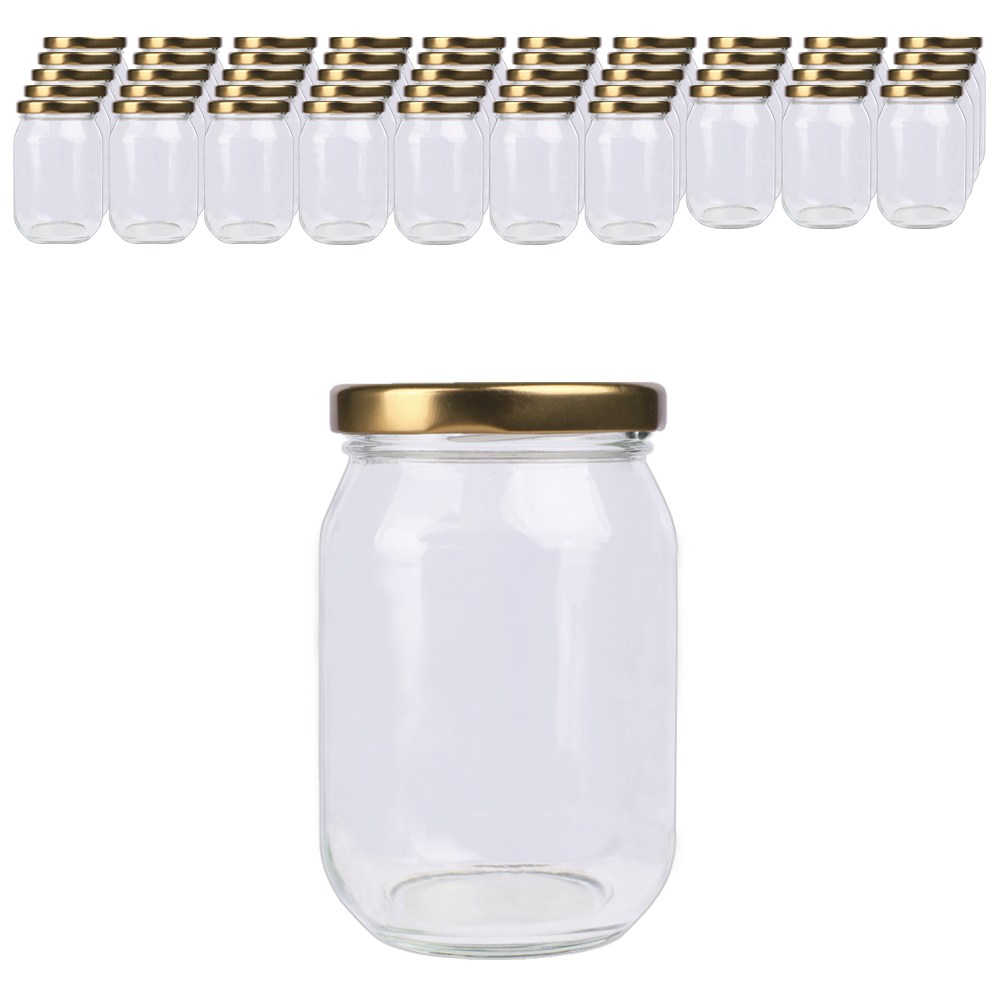 가인글로벌 고려쨈380 유리병 러그캡 골드, 280ml, 48개 36,500원