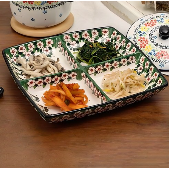 메종오브제 프라카 도자기 사각 4절 나눔접시 2p 세트 92,610원